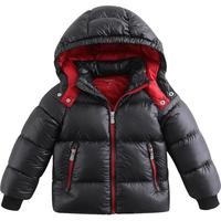 MARC&JANIE【巨厚保暖】马克珍妮童装儿童冬装新年服男童羽绒服外套213685 雀羽蓝 130