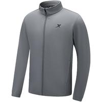 XTEP 特步 运动外套男2024春季夹克防风保暖运动服976129140170 钢铁灰 S
