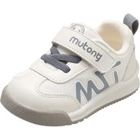 牧童童鞋学步鞋2024春季男童机能软底面包鞋女宝宝 椰子灰 20码 