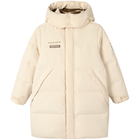 巴拉巴拉儿童羽绒服冬季新款2023长款保暖男童连帽中大童外套胶章 50302 （充绒量 96g）