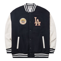 NEW ERA MLB夹克棉服刘雨昕同款外套 14117432-海军蓝 L