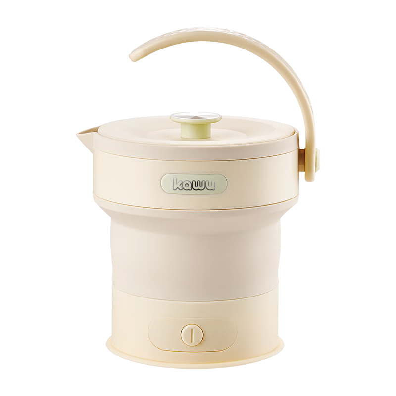  KAWU/卡屋 便携式 折叠水壶  米色 0.6L