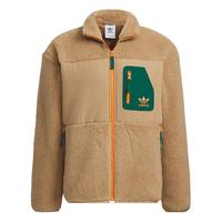 adidas 阿迪达斯 三叶草男装 2024春季仿羊羔绒运动服时尚保暖夹克外套 IN0994 XS
