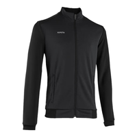 DECATHLON 迪卡侬 运动夹克足球训练外套户外跑步服保暖男经典黑S-4283549