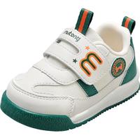 牧童童鞋女宝宝学步鞋2024春款软底网面男童机能鞋 复古绿 26码 26码内长17.0cm/适合脚长16.5cm