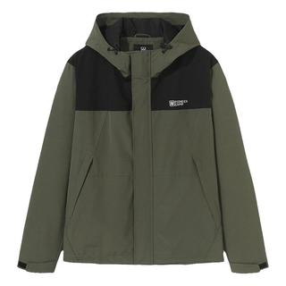 Pioneer Camp 拓路者 防水连帽夹克外套男士秋冬户外防风耐磨拼接外套宽松登山服