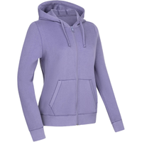 迪卡侬（DECATHLON）运动外套女拉链卫衣连帽抓绒跑步夹克运动服休闲上衣GYPWW 蓝紫色22 XL