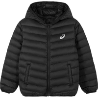asics TiGER ASICS/亚瑟士童装冬季男女中大童休闲连帽羽绒服羽绒外套舒适保暖