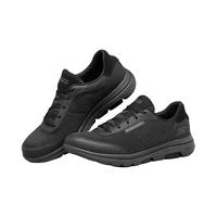 斯凯奇（Skechers）男健步鞋网面休闲跑步鞋216012 BKCC黑色/炭灰色 45.5