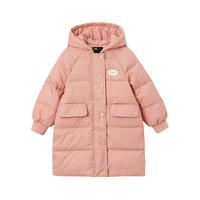  ASK junior 加厚保暖 女童羽绒服  粉色 130