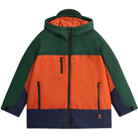 马骑顿 MQD童装三防透气透湿蓄热男大童23冬新加厚保暖羽绒服 桔红 110cm