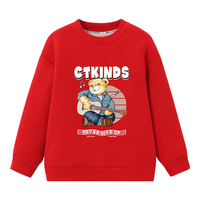 Classic Teddy精典泰迪童装儿童加绒卫衣男女童加厚保暖上衣百搭冬装