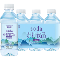 茗叫苏打饮品弱碱性水无糖无气饮料 375ml*6瓶