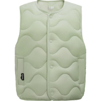 波司登2024秋冬马甲男女童时尚百搭经典休闲轻薄圆领保暖外套T40135020 燕麦色7185 165/84A