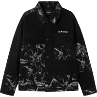 gxgjeans【丹宁系列】春季晕染印花牛仔外套男式夹克外套男青少年