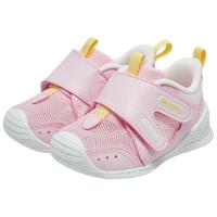 基诺浦（ginoble）婴儿学步鞋24夏季软底透气宝宝鞋子8-18个月男女机能鞋GB2200 嫩粉紫/白色 120mm 脚长11.6-12.4cm