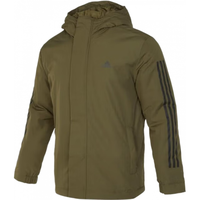 阿迪达斯 (adidas)夹克男装 2024春季户外运动服跑步训练防风连帽梭织外套 HE9917/防风衣/轻薄透气 M/175 连帽设计/含绒量80%/