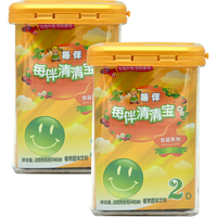 每伴清清宝可搭配菊花晶儿童营养植物配方奶伴侣金品2段原味225g罐装 金品2段原味2罐