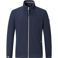 七匹狼男装立领竖条提花夹克外套商务休闲时尚百搭上衣 101(藏青) 195/108A/XXXXXL