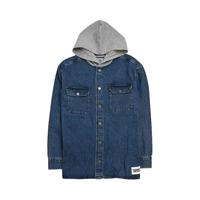 TOMMY HILFIGER 美版Tommy Hilfiger汤米牛仔外套休闲男款连帽夹克春秋季ml
