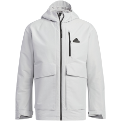 adidas 男装 2024春季新款运动服跑步健身训练外套连帽休闲夹克上衣 IT3953