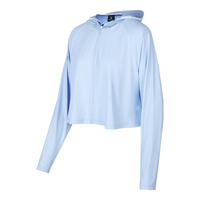 斯凯奇逐光2024夏季女子休闲户外运动速干防晒外套 P224W057 铜绿色/03QK 短款 XL