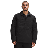 露露乐蒙lululemon丨Insulated Utility男士带夹层衬衫式外套 LM4ANYS 黑色 M