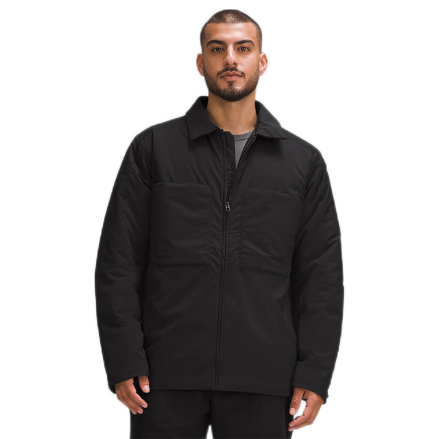 露露乐蒙lululemon丨Insulated Utility男士带夹层衬衫式外套LM4ANYS 