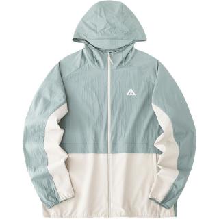 安踏 轻壳丨大地之壳户外防晒皮肤衣防泼水外套男薄款连帽休闲风衣上衣