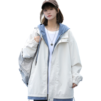 【假两件款夹克】春季外套潮流百搭外套女户外休闲舒适夹克男