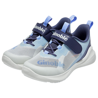 基诺浦（ginoble）婴儿学步鞋24夏季透气网面宝宝鞋子18个月-5岁男女儿童鞋GY1585 白色/宁静蓝/夜影蓝 140mm 内长15  脚长13.6-14.5cm