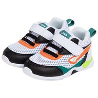 江博士（DR·KONG）春季步前鞋 男童女童 国货休闲学步鞋 透气 儿童运动鞋 软底童鞋 白/黑/橙 20码 适合脚长约11.4-11.9cm
