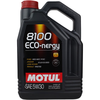 摩特（MOTUL）全合成机油 汽车发动机润滑油 汽车保养 摩特8100ECO-nergy 5W-30 5L