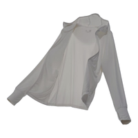 QIAODAN 乔丹 防晒衣女防紫外线UPF100+冰丝皮肤衣风衣外套冰皮防晒服 鸽灰色 165/M