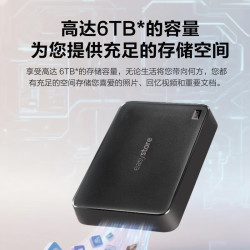 西部数据 大容量 移动硬盘  2TB