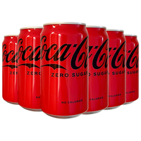 Coca-Cola 可口可乐 无糖 零度汽水 350ml*24听
