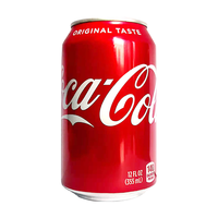 可口可乐美国Coca-Cola汽水原味樱桃香草味碳酸饮料355ml 四种口味混12支（各3支）