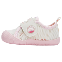 泰兰尼斯秋季童鞋婴儿鞋关键鞋防滑软底女宝宝鞋休闲步前鞋 米白 17 适合脚长10.8~11.2cm