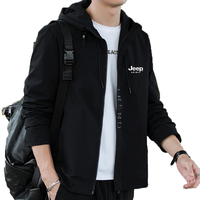 JEEP SPIRIT 户外运动 男士夹克  XL-（125斤-140斤） 深灰色