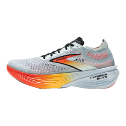 BROOKS Hyperion Elite 4 碳板竞速跑鞋 天蓝灰/白/红桃色/桔 45.5
