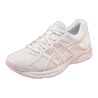 亚瑟士ASICS女鞋网面透气跑步鞋运动鞋耐磨跑鞋 GEL-CONTEND 4 【HB】 米色105 36