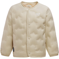 波司登(BOSIDENG)2024秋季男女短款儿童三宝羽绒服潮流百搭保暖外套T40135010 新麦色7260 120/60