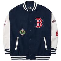 New Era纽亦华2024夏季MLB夹克外套手绘刺绣休闲棒球服潮