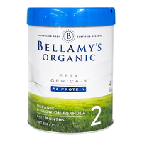 BELLAMY'S/贝拉米 A2系列 有机含A2蛋白 婴儿配方奶粉 2段 800g 1罐