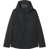 Pioneer Camp拓路者朱雀冲锋衣硬壳男单层户外旅行装外套女防风保暖登山服春秋款 黑色-单冲腋下拉链款 M