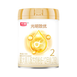 光明 致优系列 较大婴儿奶粉 国产版 2段 700g