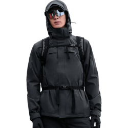 拓路者 朱雀冲锋衣硬壳单层男户外登山服防风外套夹克春秋款 朱雀红 L