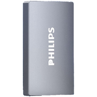 飞利浦（PHILIPS）移动固态硬盘typec极轻薄45g外置SSD笔记本usb高速u盘通用 移动固态500M/S【银灰色】 512g