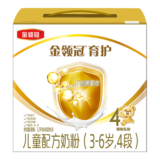 金领冠 育护系列 儿童奶粉 国行版 4段 1.2kg