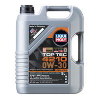 力魔（LIQUI MOLY）德国全合成机油 发动机润滑油  低灰分国六标准汽机油 页技4210 0W30 C3 5L